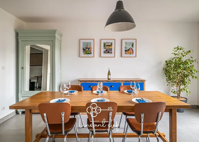 Evasion Au Mans - Terrasse & Garage - L'instant Clef Casa de Férias Le Mans