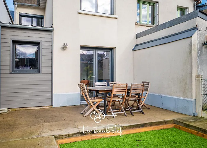 Casa de Férias Evasion Au Mans - Terrasse & Garage - L'instant Clef